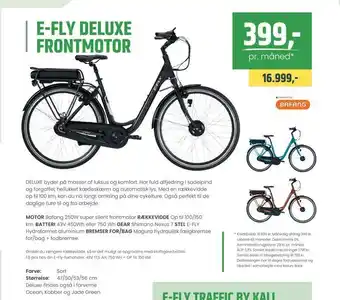 Bike & Co E-fly deluxe frontmotor tilbud