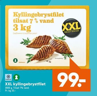 Bilka XXL kyllingebrystfilet tilbud