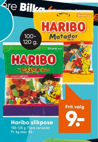 Bilka Haribo slikpose tilbud