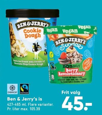 Bilka Ben & Jerry's is tilbud