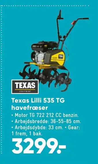 Bilka Texas Lilli 535 TG havefræser tilbud