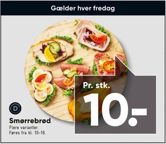 Bilka Smørrebrød tilbud