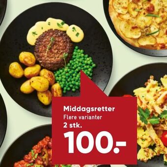 Bilka Middagsretter tilbud