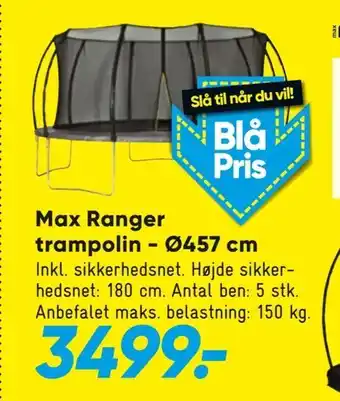 Bilka Max Ranger trampolin - Ø457 cm tilbud