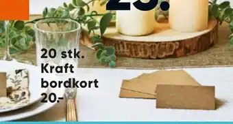 Kraft bordkort