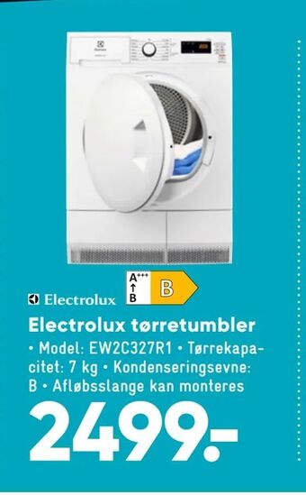 Bilka Electrolux tørretumbler tilbud