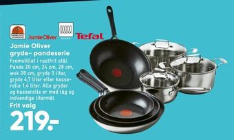 Bilka Jamie Oliver gryde- pandeserie tilbud