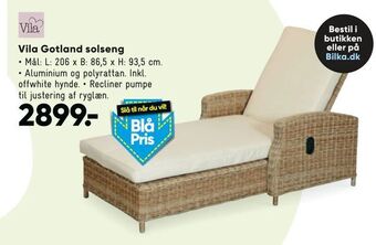 Bilka Vila Gotland solseng tilbud