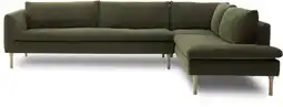 Ilva Farris Lux Hjørnesofa med pufafslutning tilbud