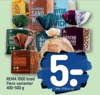 REMA 1000 REMA 1000 brød tilbud