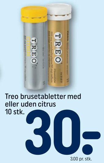 Treo brusetabletter med eller uden citrus