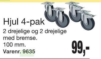 Harald Nyborg Hjul 4-pak tilbud
