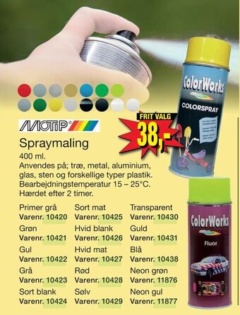 Harald Nyborg Spraymaling tilbud