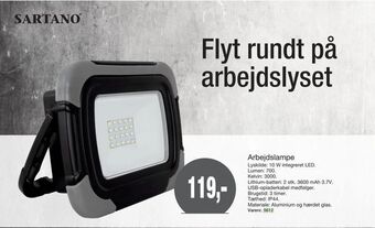 Harald Nyborg Arbejdslampe tilbud