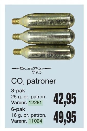 Harald Nyborg Co2 patroner tilbud