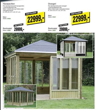 Harald Nyborg Havepavillon tilbud