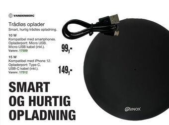 Harald Nyborg Trådløs oplader tilbud