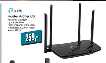 Harald Nyborg Router Archer C6 tilbud