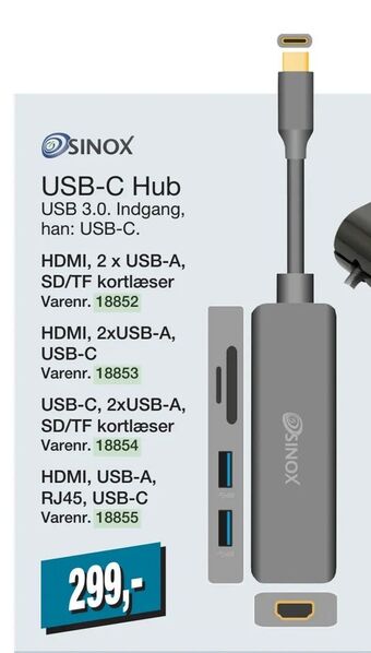 Harald Nyborg USB-C Hub tilbud