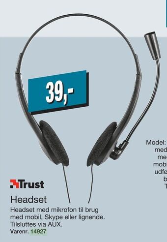 Harald Nyborg Headset tilbud