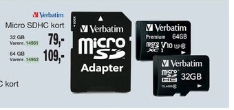 Harald Nyborg Micro SDHC kort tilbud