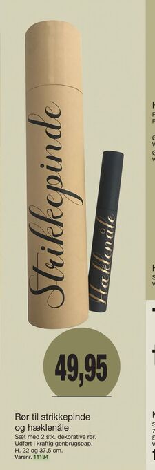 Harald Nyborg Rør til strikkepinde og hæklenåle tilbud