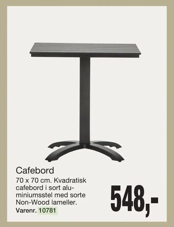 Harald Nyborg Cafebord tilbud