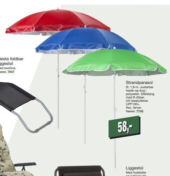 Harald Nyborg Strandparasol tilbud