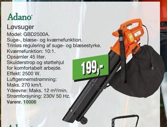 Harald Nyborg Løvsuger tilbud