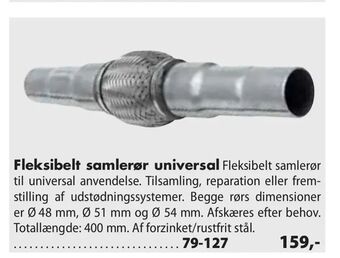 Biltema Fleksibelt samlerør universal tilbud