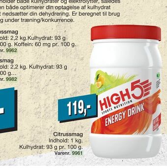 Harald Nyborg Energidrik/-pulver tilbud