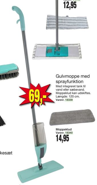 Harald Nyborg Gulvmoppe med sprayfunktion tilbud
