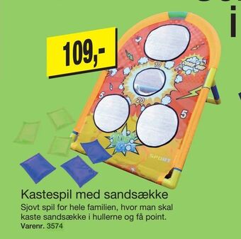 Harald Nyborg Kastespil med sandsække tilbud