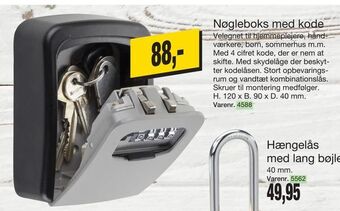 Harald Nyborg Nøgleboks med kode tilbud