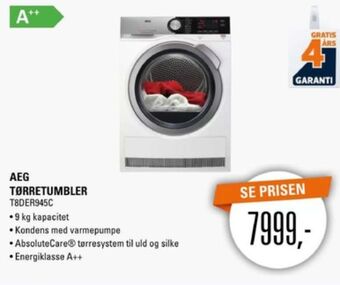 Aeg tørretumbler