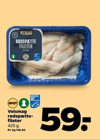 Netto Velsmag rødspættefilet tilbud