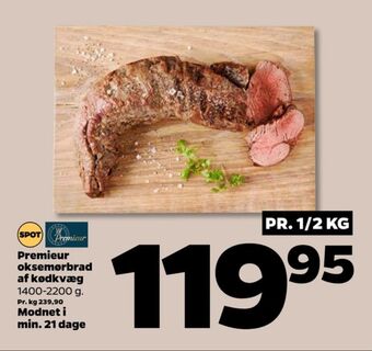 Netto Premieur oksemørbrad tilbud