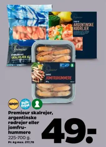Netto Premieur jomfruhummer tilbud