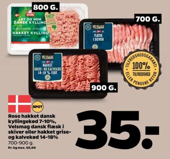 Netto Velsmag hakket kalv og grisekød tilbud