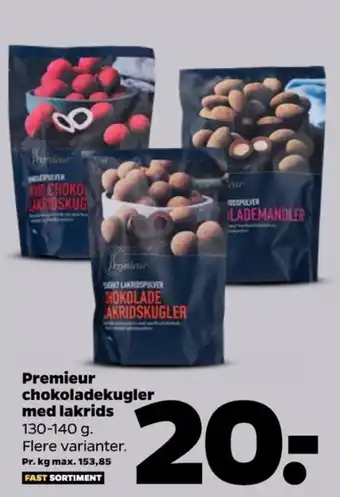 Netto Premieur chokolademandler tilbud