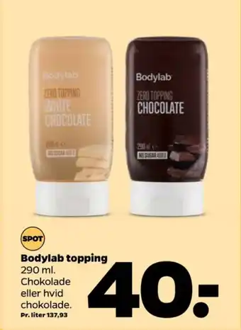 Netto Bodylab dessert sauce flydende tilbud