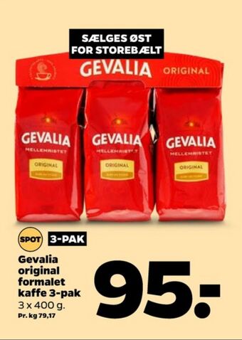Netto Original kaffe formalet tilbud