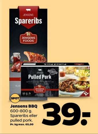 Netto Jensens spareribs tilbud