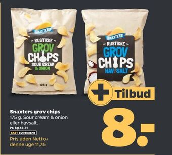 Netto Snaxters chips tilbud