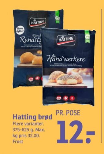 SPAR Hatting rundstykker tilbud