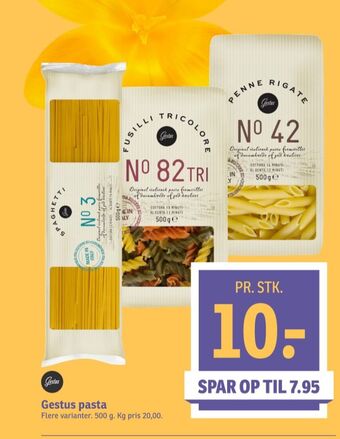 SPAR Gestus pasta tilbud