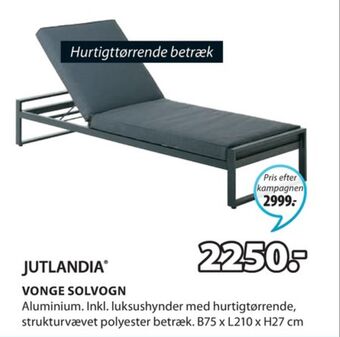 JYSK Jutlandia solvogn tilbud