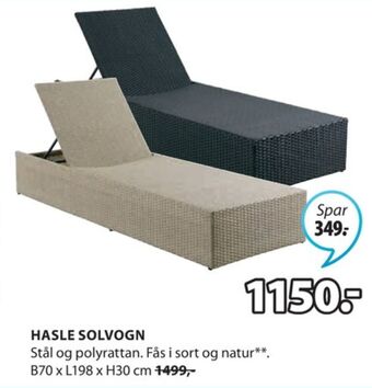 JYSK Jutlandia solvogn tilbud