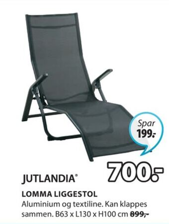 JYSK Jutlandia liggestol tilbud