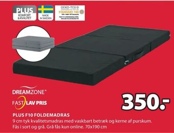 JYSK Dreamzone foldemadras tilbud